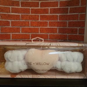Luxe & Willow Heart Plush Headband